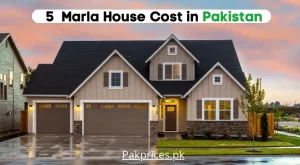 5 marla house cost in Pakistan