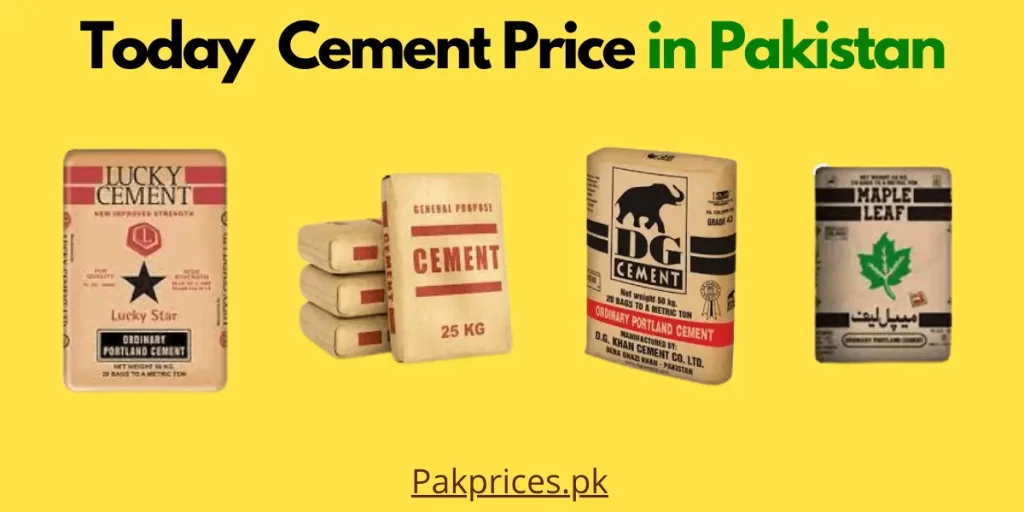 Cement price in Pakistan