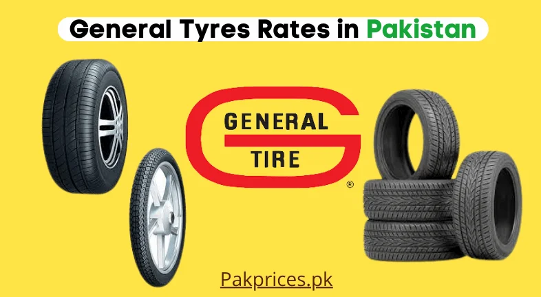 General Tyres rates in Pakistan