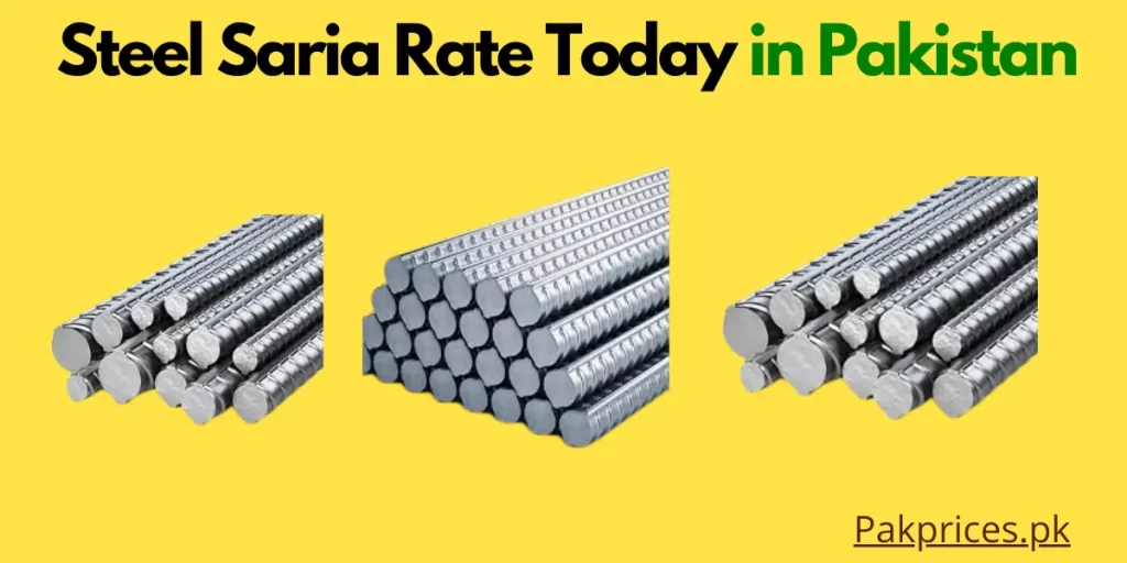Steel Saria rate in Pakistan