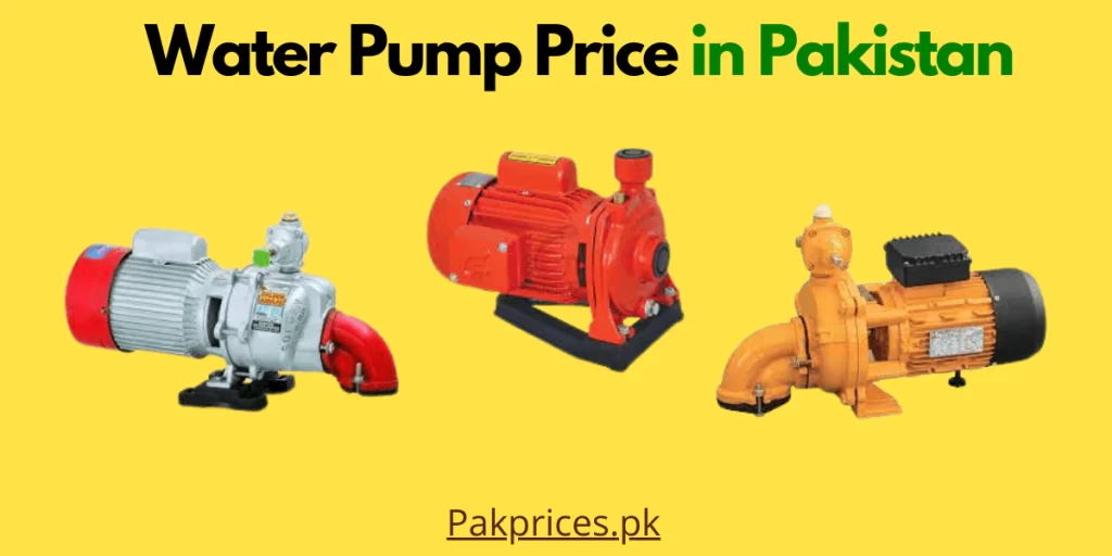 Water pump price in Pakistan