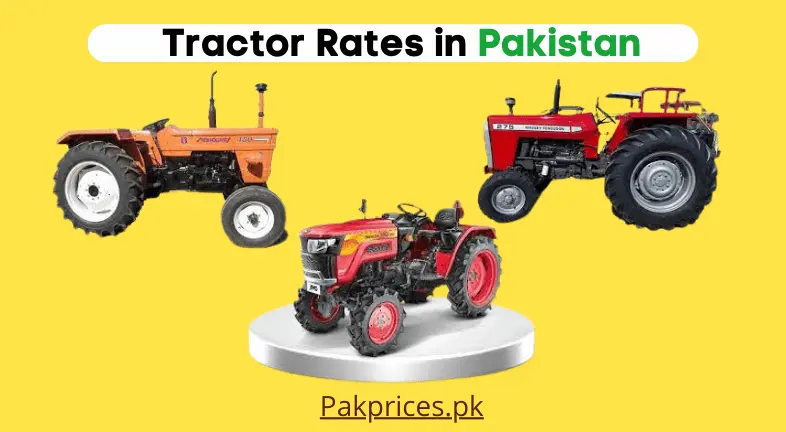 tractor rates in pakistan