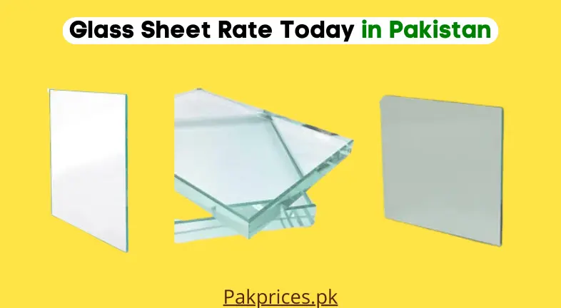Glass sheet rate in Pakistan